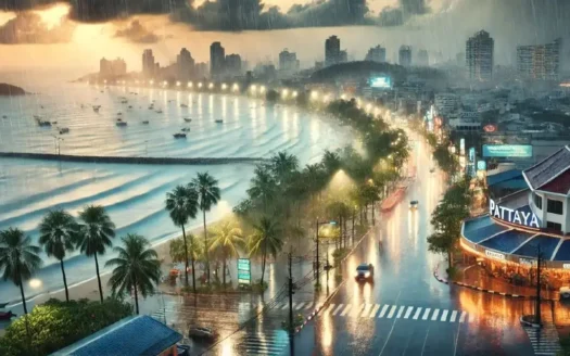 pattaya during rainy season